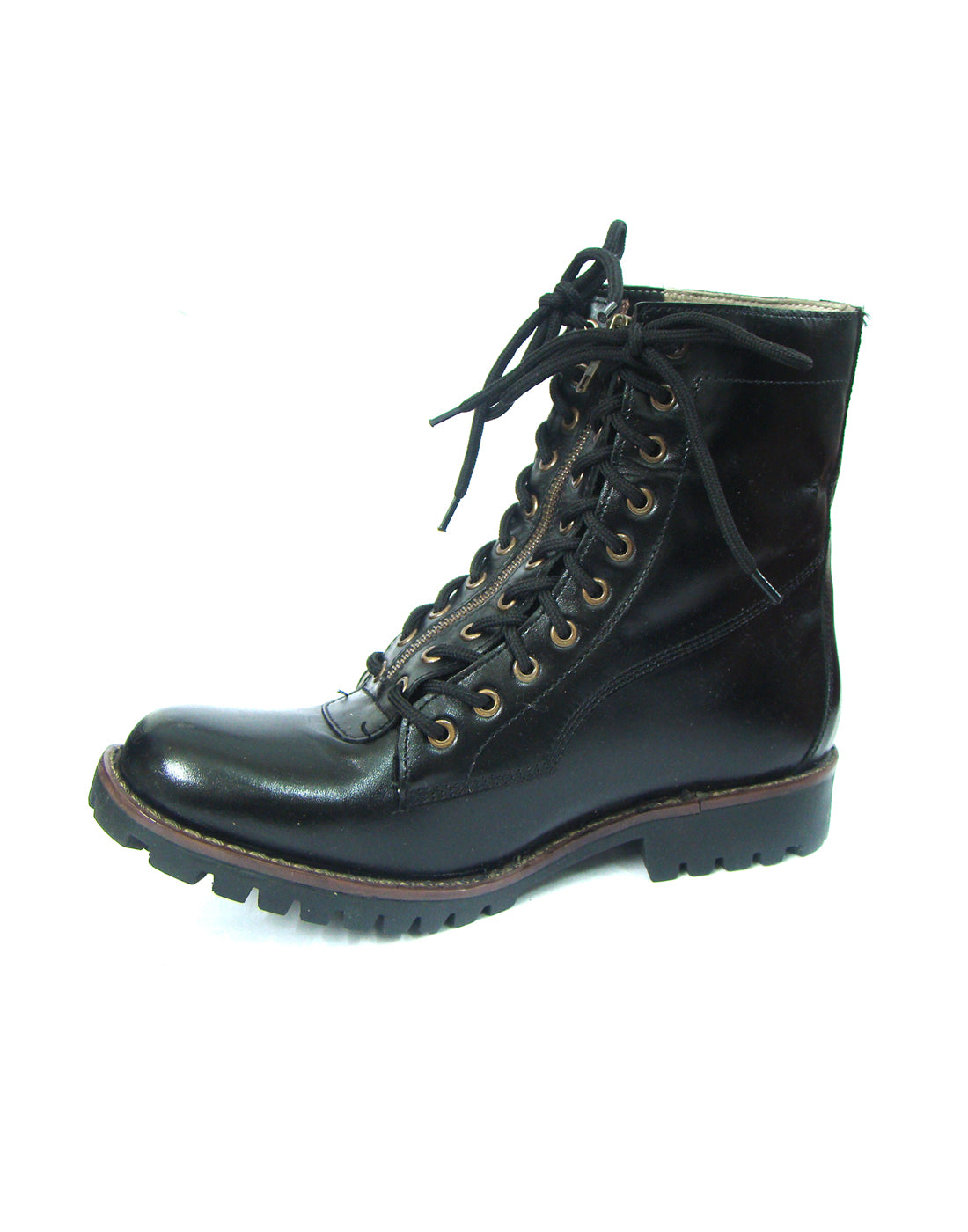 Pilots Boots : Black leather boots for Pilots with Memory foam footpad. Article : A610