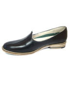 Nagras : Black leather handmade Nagras with Memory foam footpad. Article : N121