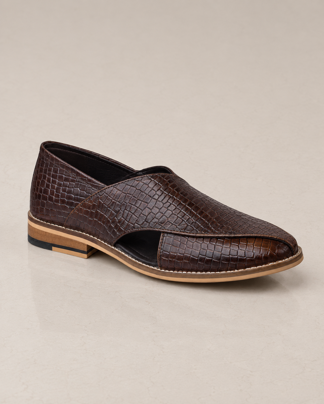 Peshawari - Alligator Brown