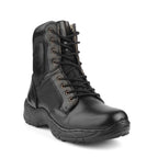 Commando Tactical Boots : 9 Inches Black Suede leather Tactical boots with Memory foam footpad.