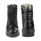 Commando Tactical Boots : 9 Inches Black Suede leather Tactical boots with Memory foam footpad.
