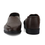 Peshawari : Brown leather handmade Peshawari with Memory foam footpad. Article : P01_BrownTP
