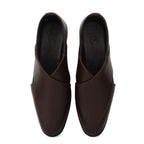 Peshawari : Brown leather handmade Peshawari with Memory foam footpad. Article : P01_BrownTP