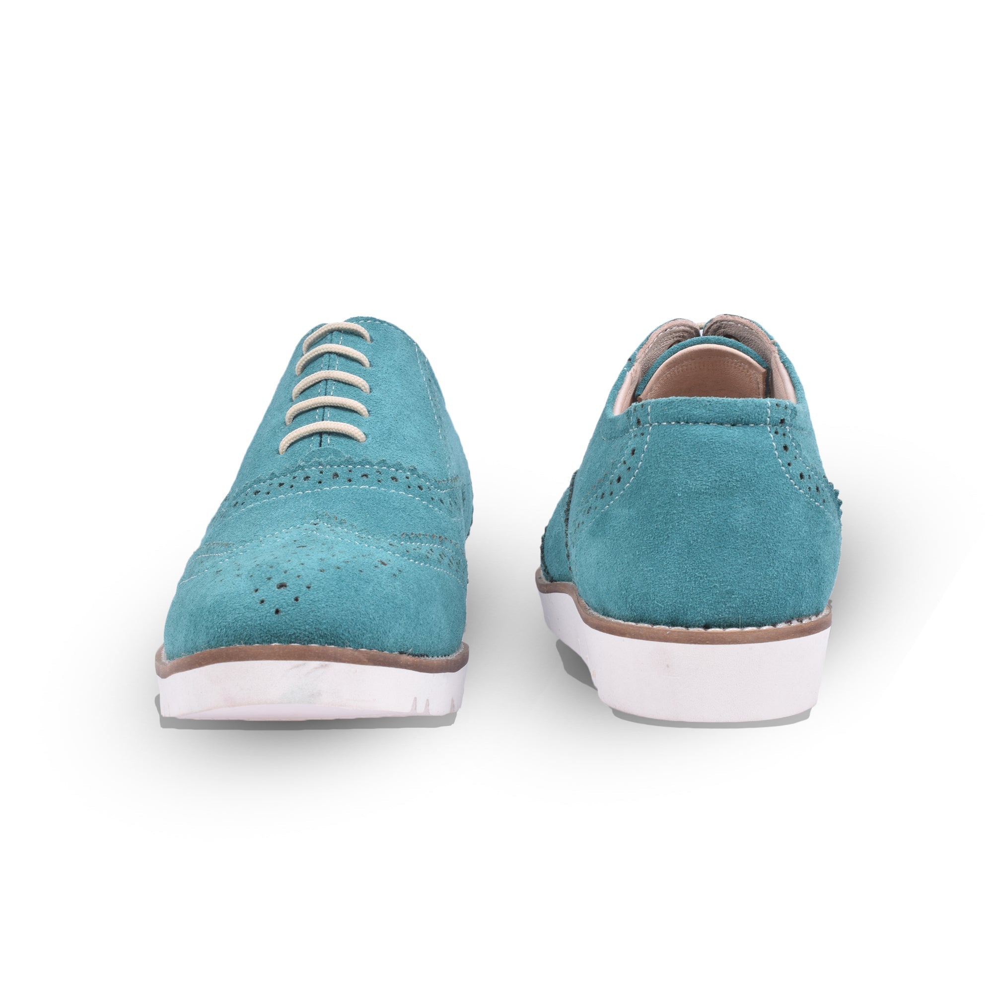 Sneakers : Sky Blue Suede leather Sneakers with Memory foam footpad. Article : SN30-SkyBlue