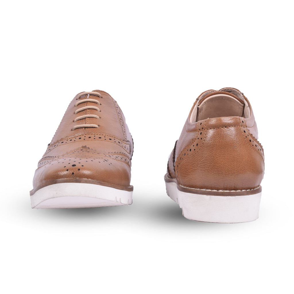 Sneakers : Tan Suede leather Sneakers with Memory foam footpad. Article : SN30-GTan