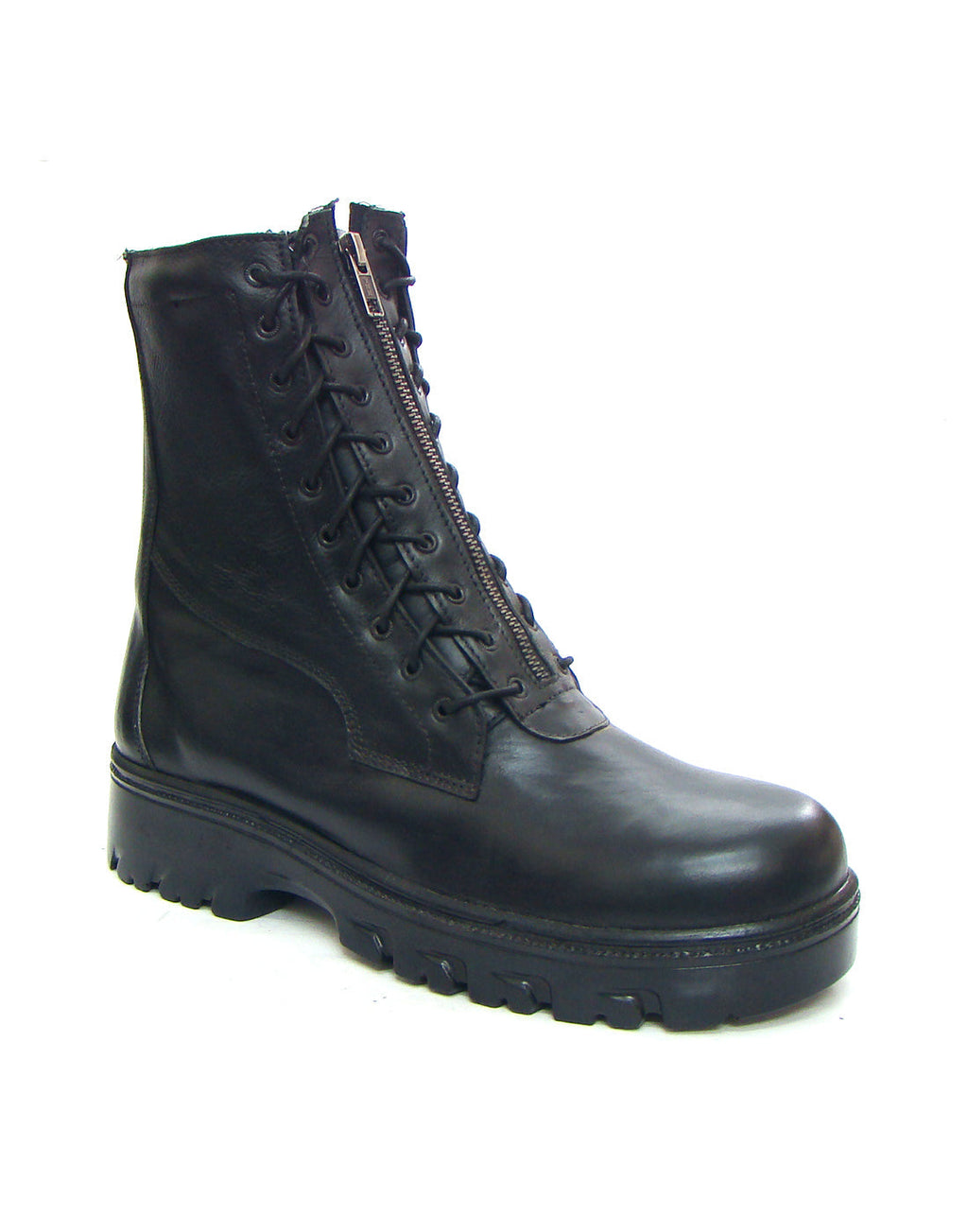 Pilots Boots : Black leather flying boots for Pilots with Memory foam footpad. Article : 610