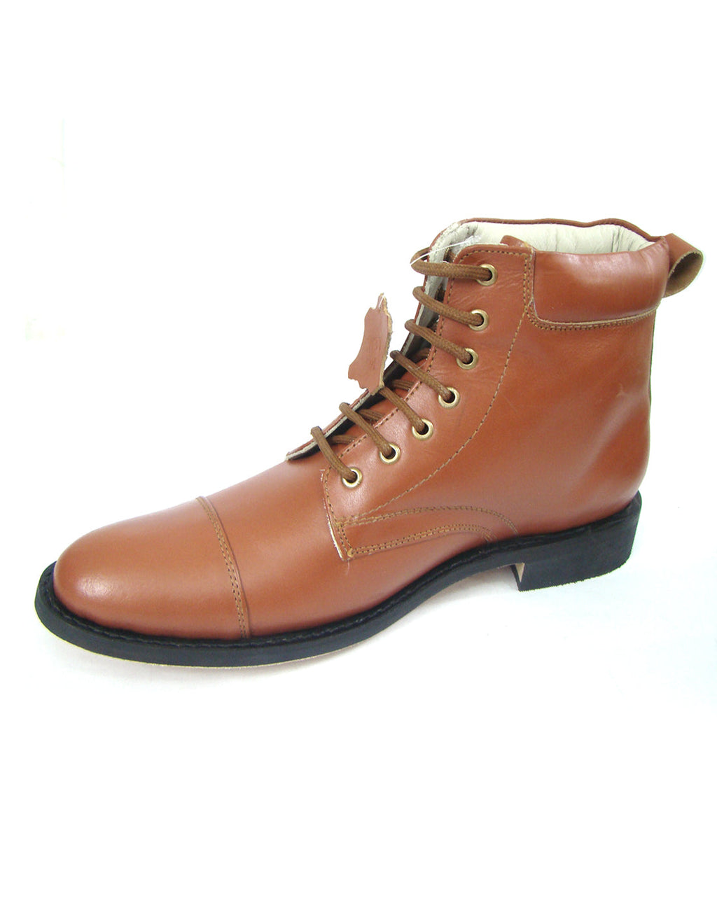 Police Oxford Boot : Genuine leather handmade Goodyear construction with Memory foam footpad.  Article-H106AN