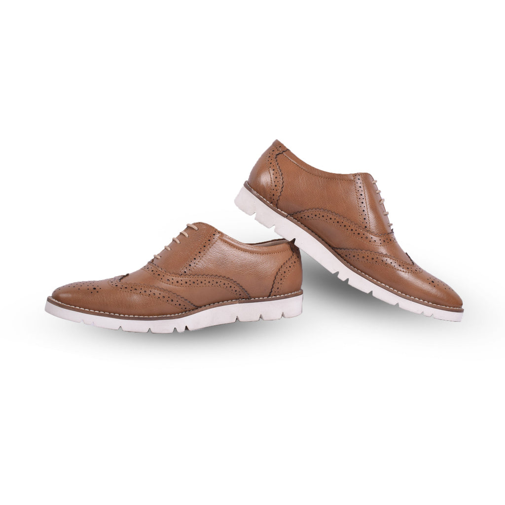 Sneakers : Tan Suede leather Sneakers with Memory foam footpad. Article : SN30-GTan