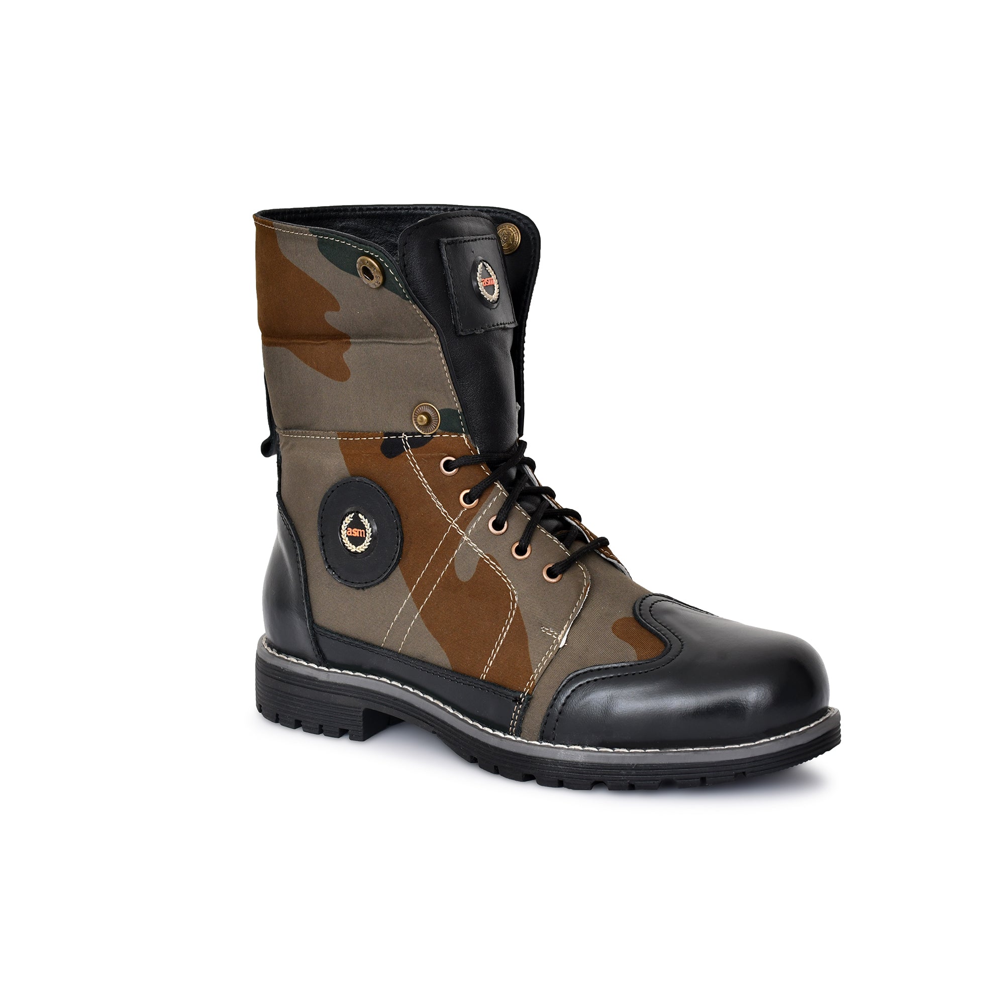 Biker Boots : 6 & 9 Inches Foldable Leather with heavy duty Rubber sole.