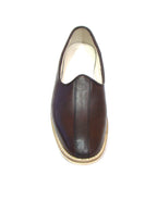Nagras : Brown leather handmade Nagras with Memory foam footpad. Article : N122
