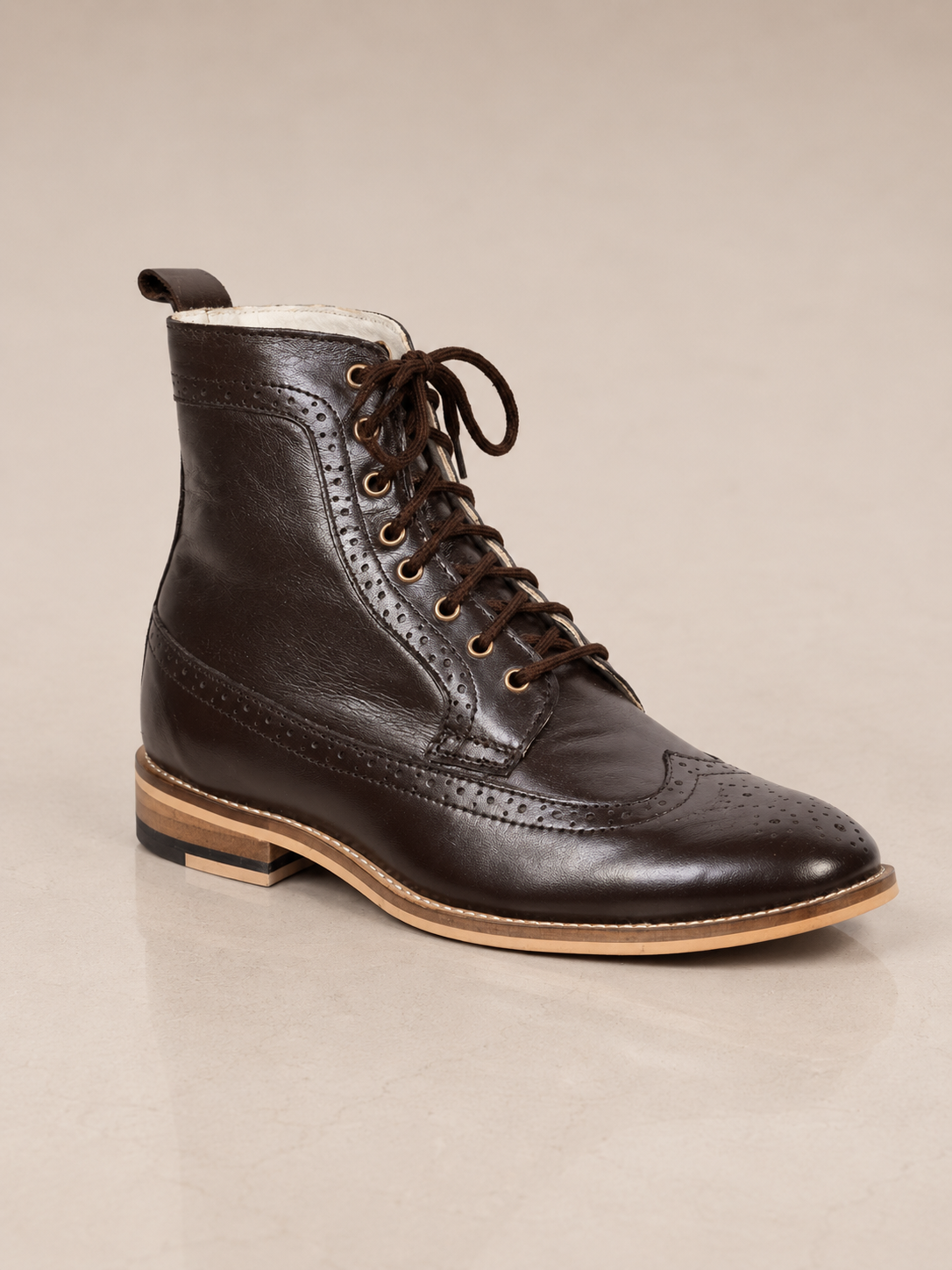 Brogue Boot - Brown