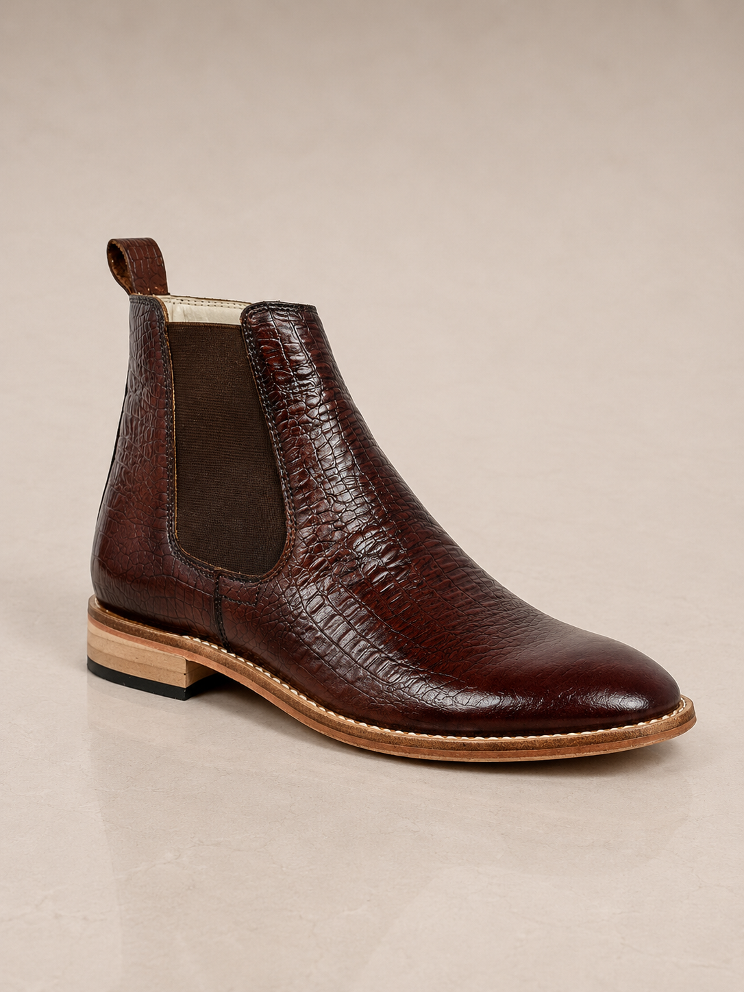 Goodyear Chelsea - Brown Croco