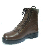 Pilots Boots : Brown leather flying boots for Men & Women Pilots with Memory foam footpad. Article : 610A