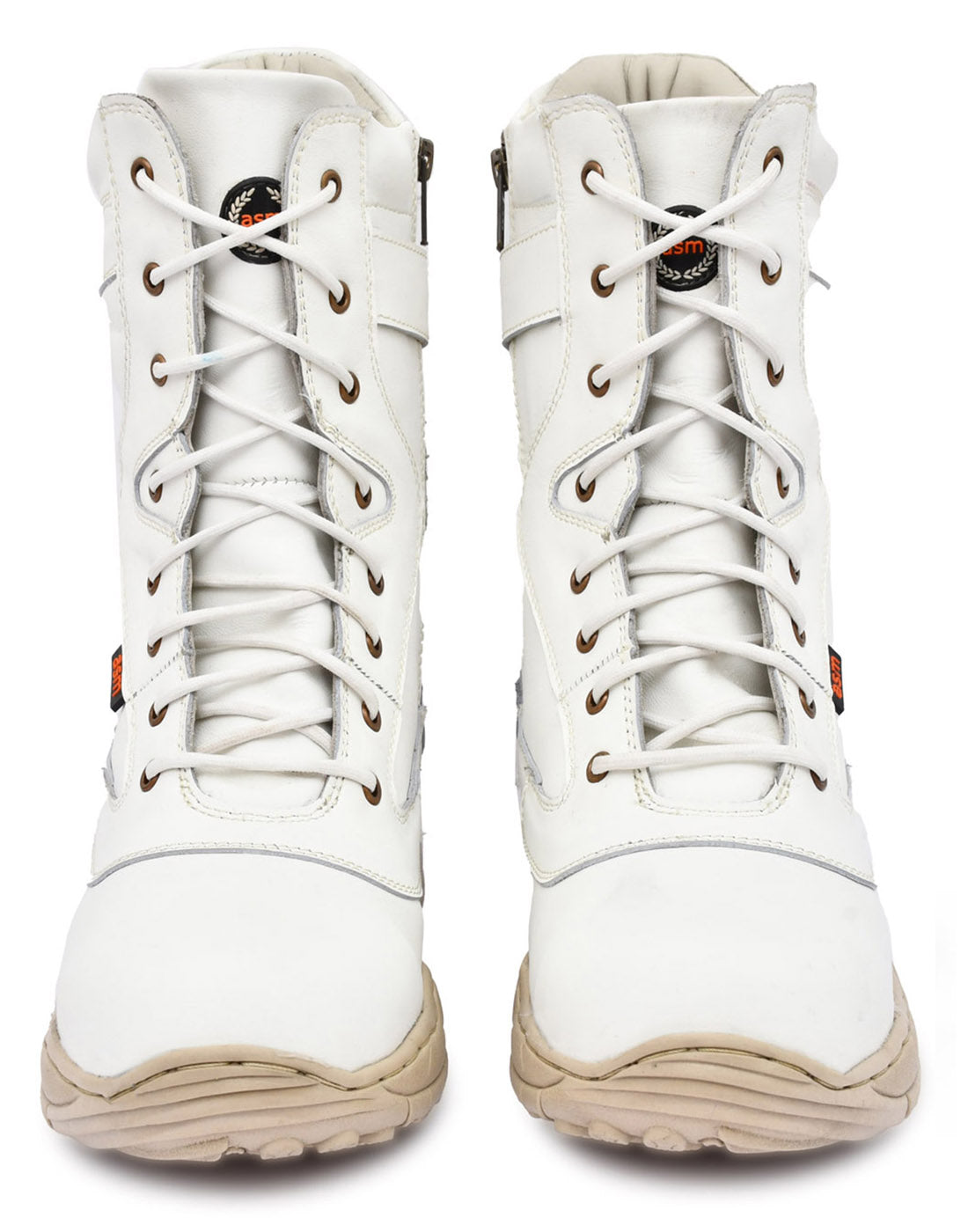 Biker Boots : Green Suede leather Rider boots for bikers with Memory foam footpad.