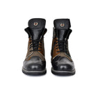 Biker Boots : 6 & 9 Inches Foldable Leather with heavy duty Rubber sole.