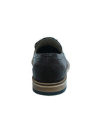Penny loafers :  Brown leather Penny loafer with Tassel & Memory foam footpad. Article : HU106-Brown