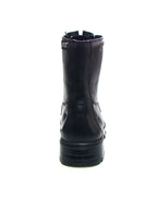 Pilots Boots : Black leather flying boots for Pilots with Memory foam footpad. Article : 610