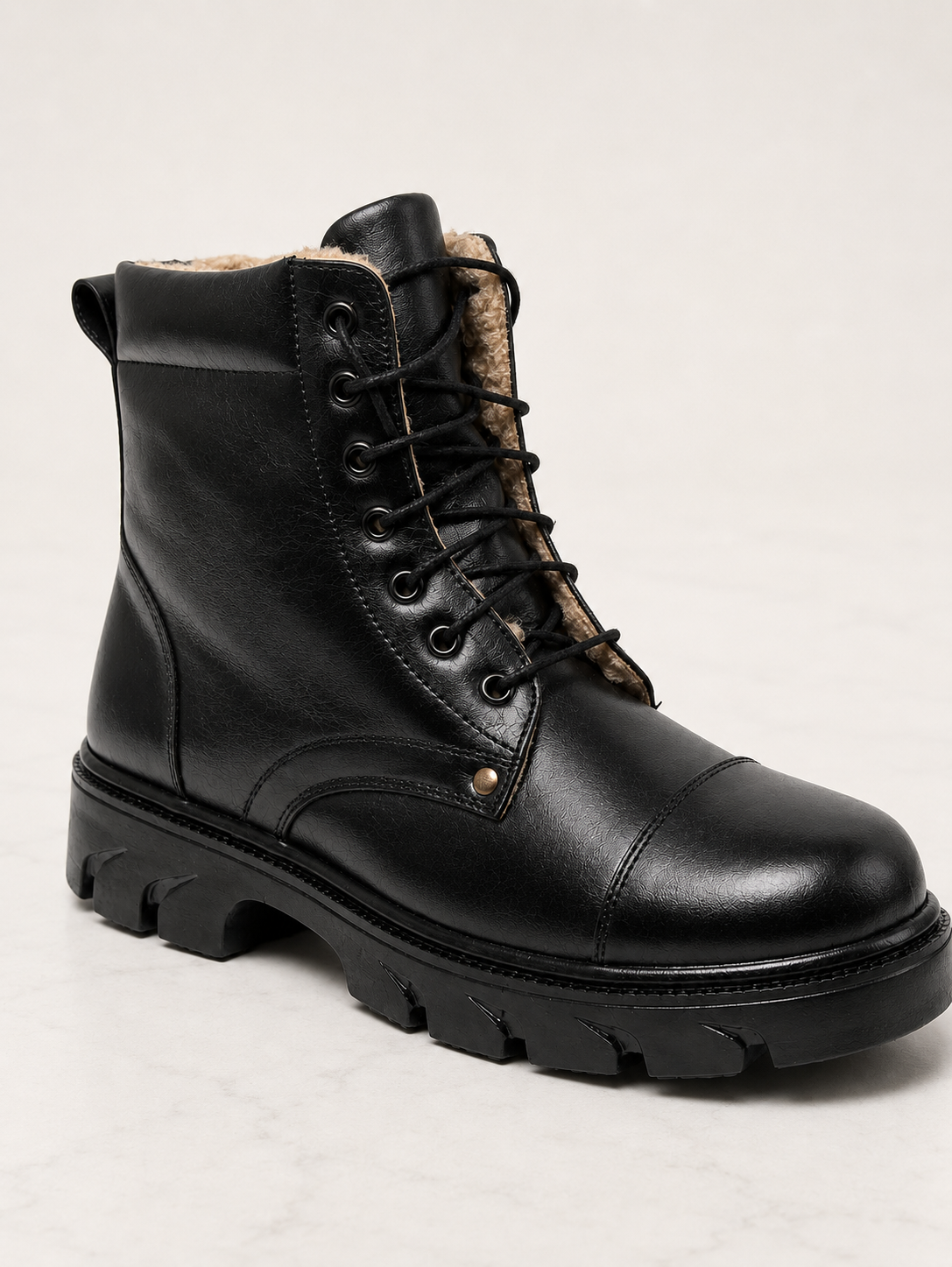 DMS Tactical Boot with Fur - Black