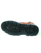Police DMS Boot : Genuine leather Police Uniform boots with  Brass side chain & Memory foam footpad.  Article-601P