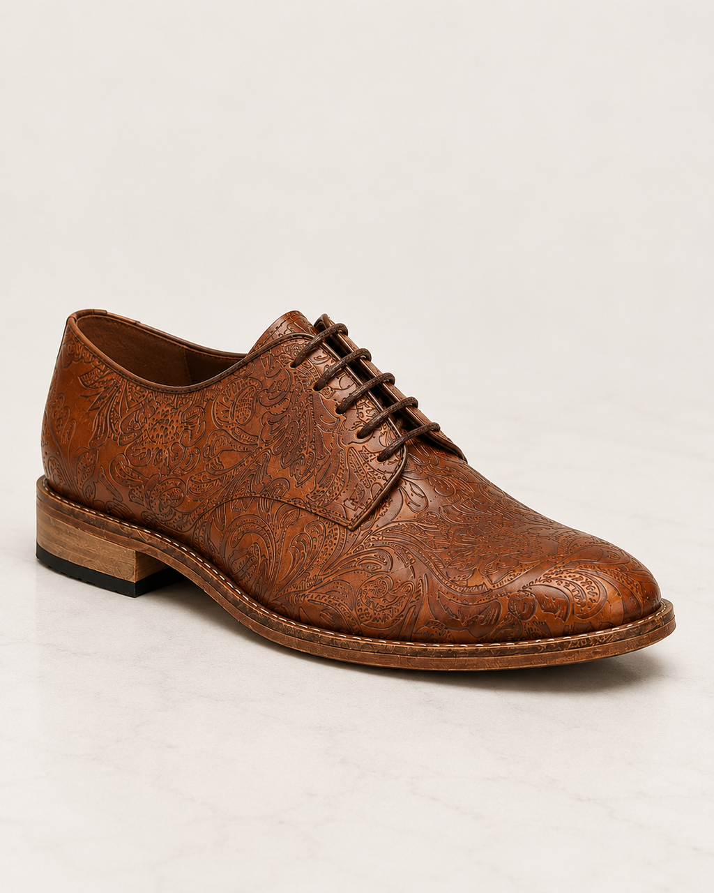 Goodyear Derby - Tan Flora