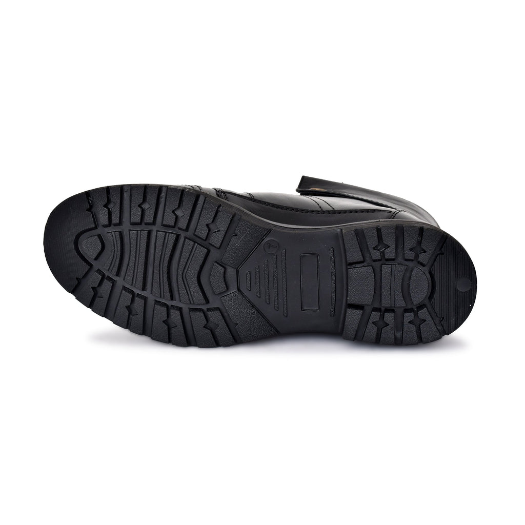 Biker Boots : 6 & 9 Inches Foldable Leather with heavy duty Rubber sole.