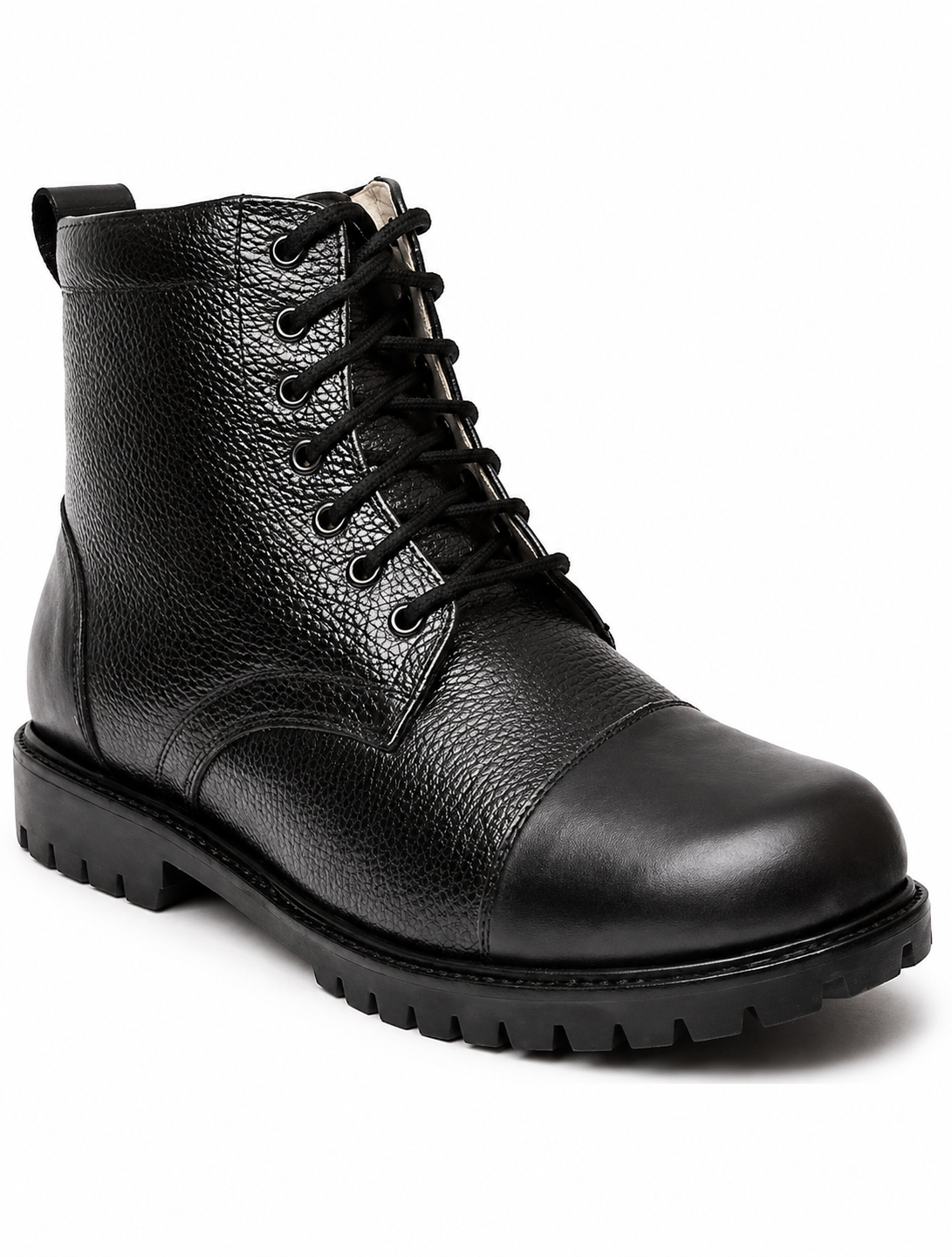 DMS Parade Boots : Black leather Tactical DMS boots with Memory foam footpad. Art: ASM608E
