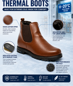 Thermal Boot Chelsea - Brown