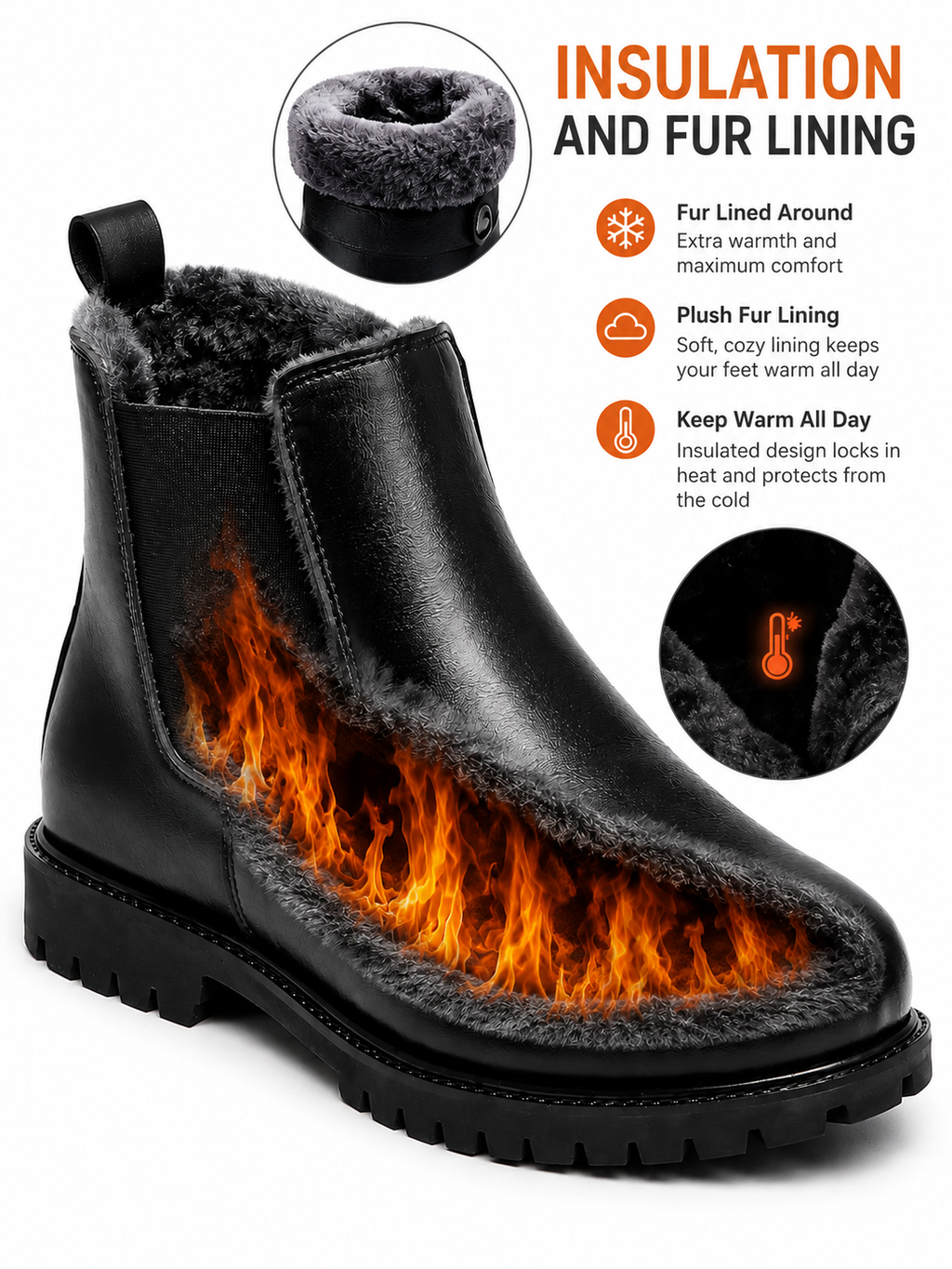 Thermal Boot Chelsea - Black