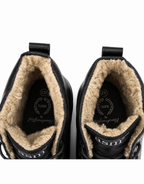 DMS Boots with Fur : Black leather Tactical DMS boots with Memory foam footpad. Article: ASM608W