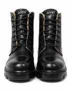 DMS Boots with Fur : Black leather Tactical DMS boots with Memory foam footpad. Article: ASM608W