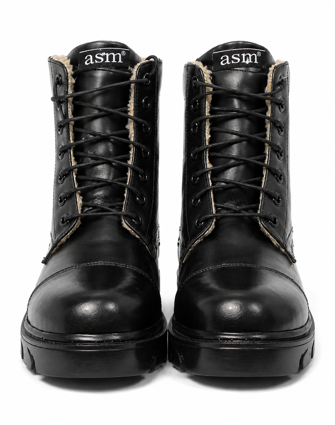 DMS Boots with Fur : Black leather Tactical DMS boots with Memory foam footpad. Article: ASM608W