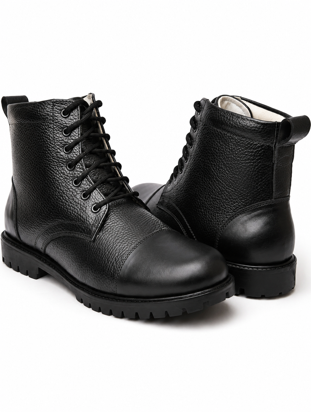 DMS Parade Boots : Black leather Tactical DMS boots with Memory foam footpad. Art: ASM608E