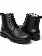 DMS Parade Boots : Black leather Tactical DMS boots with Memory foam footpad. Art: ASM608E