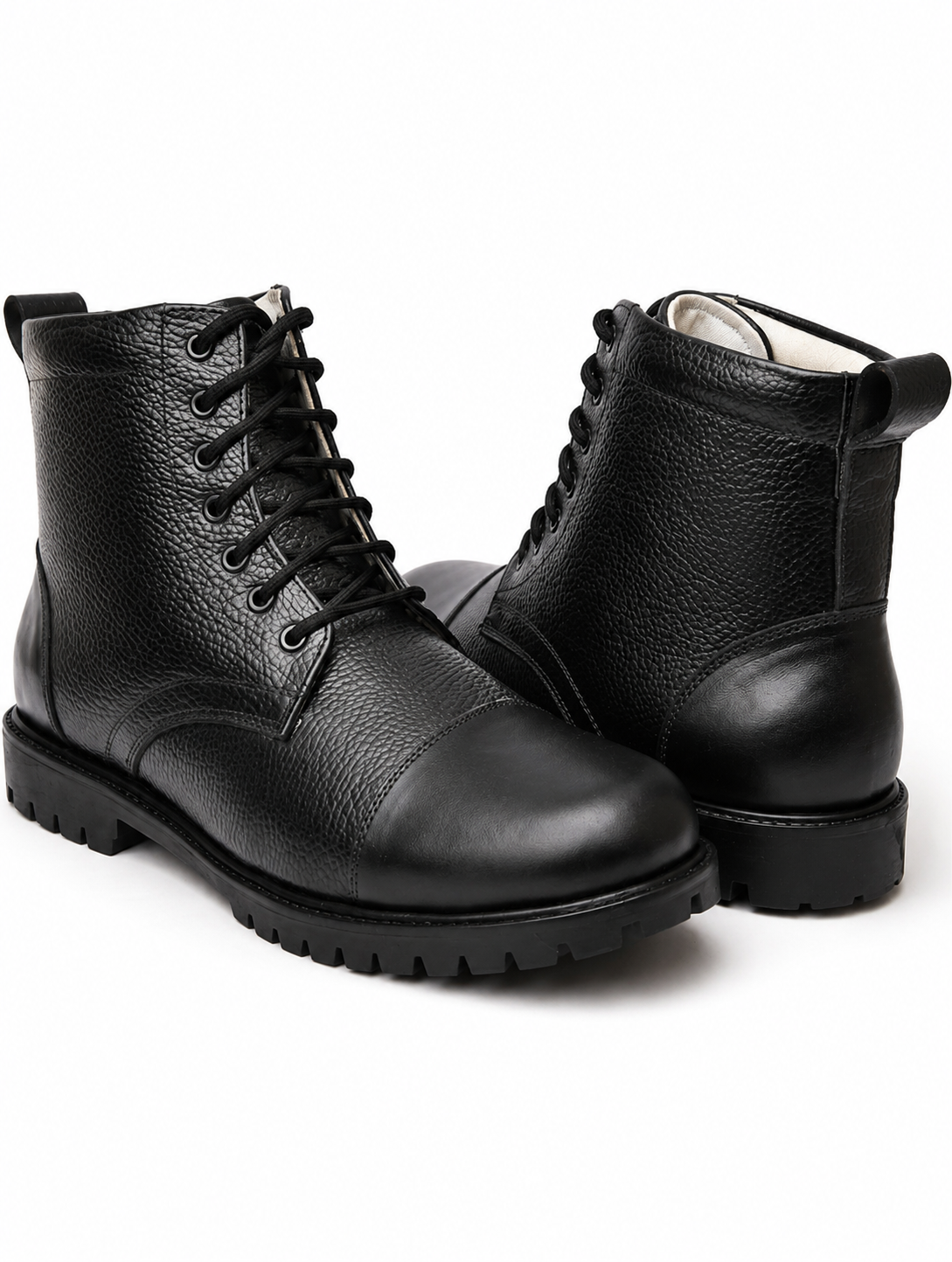 DMS Parade Boots : Black leather Tactical DMS boots with Memory foam footpad. Art: ASM608E