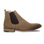 Chelsea Boots : Genuine light Brown Suede leather Chelsea Boots with Memory foam footpad. Article : Chelsea07