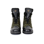 Biker Boots : 6 & 9 Inches Foldable Leather with heavy duty Rubber sole.