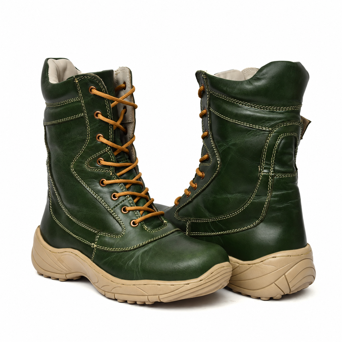 Biker Steel Toe Classic - Green