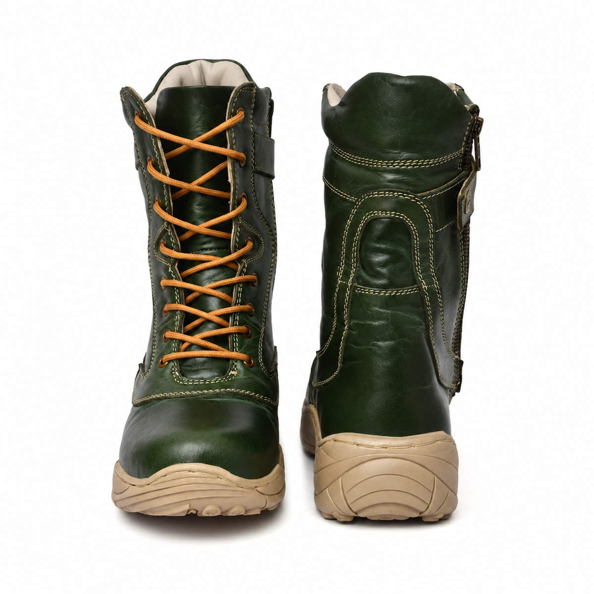 Biker Steel Toe Classic - Green