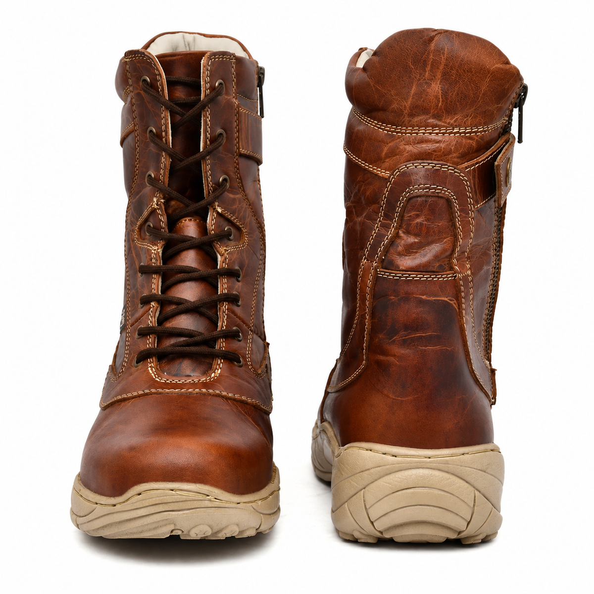 Biker Steel Toe Classic - Brown