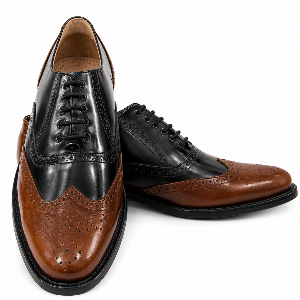Goodyear Brogue - Tan & Black