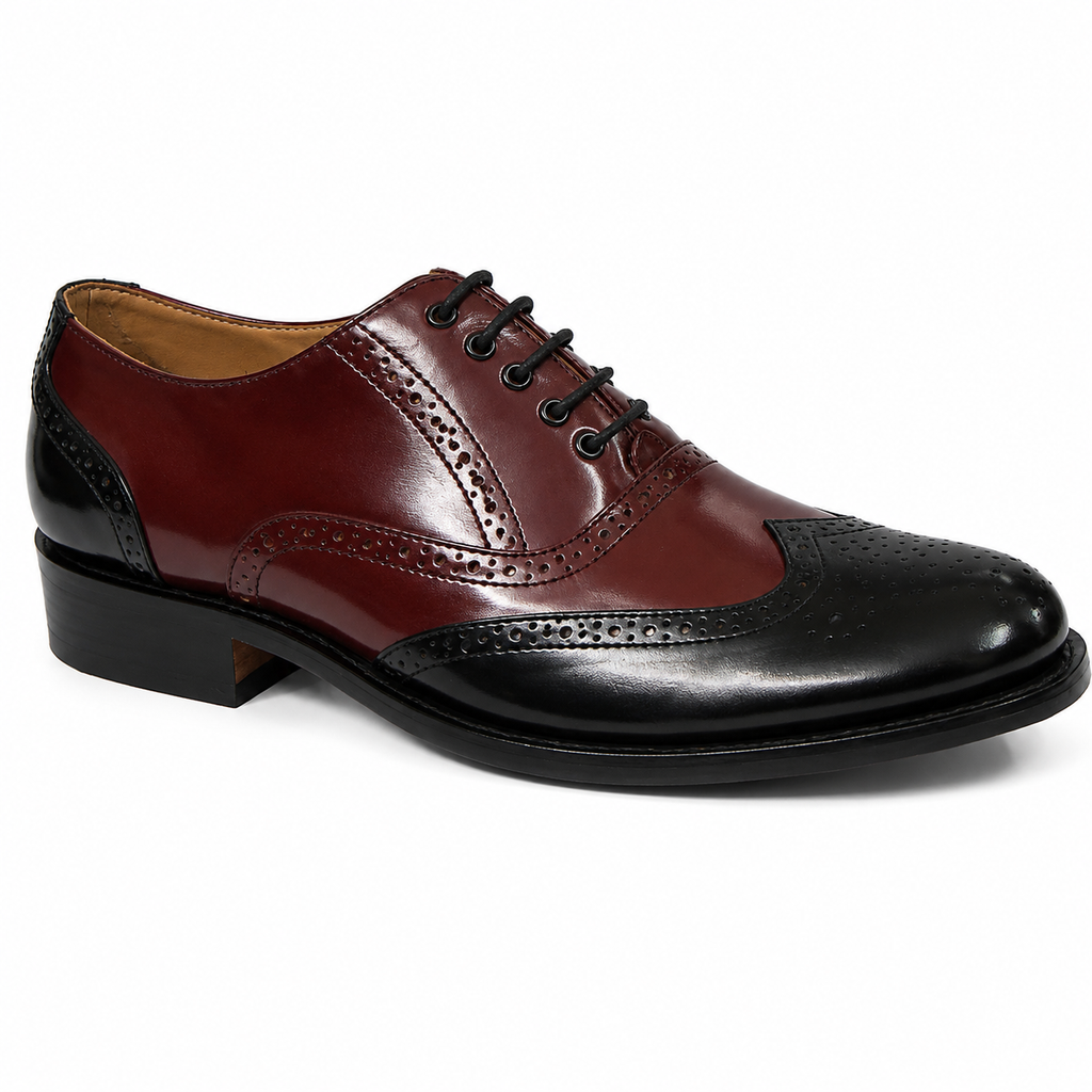 Goodyear Brogue - Black & Wine