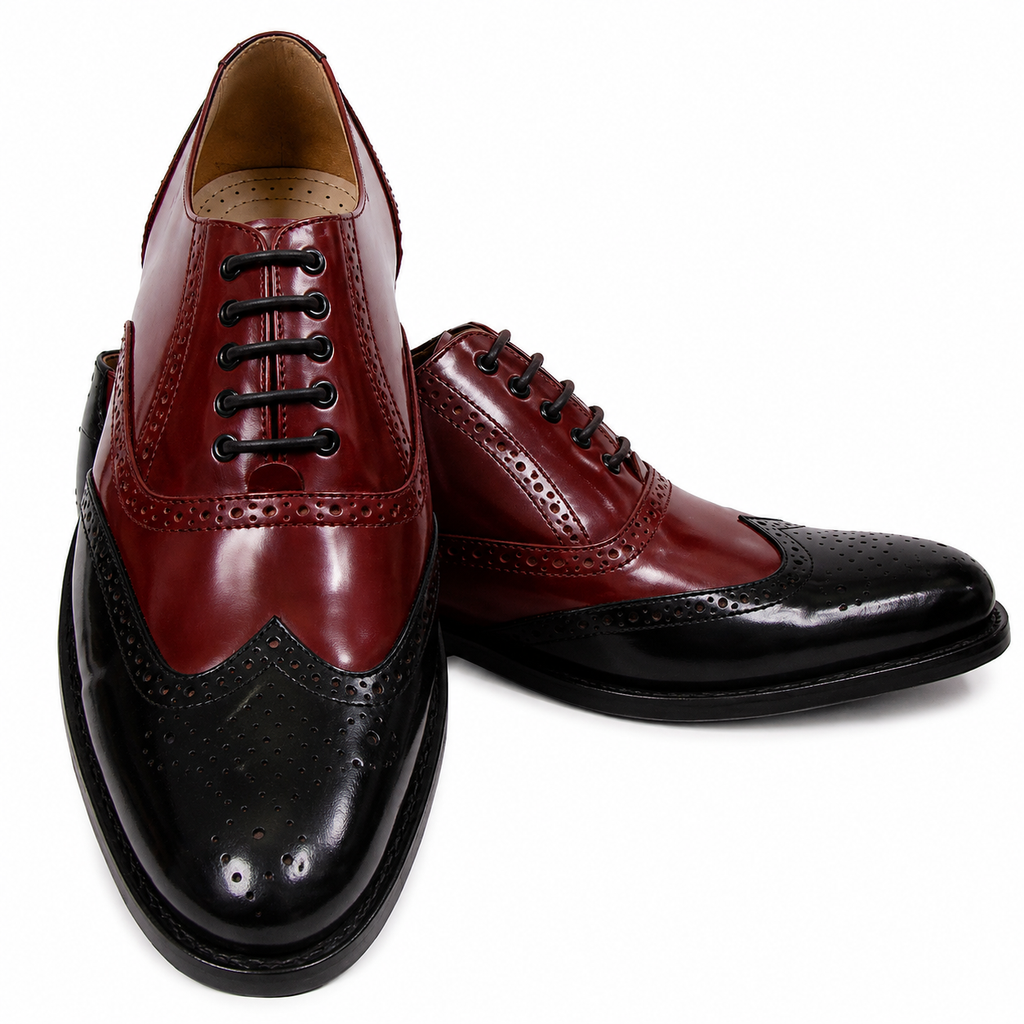 Goodyear Brogue - Black & Wine