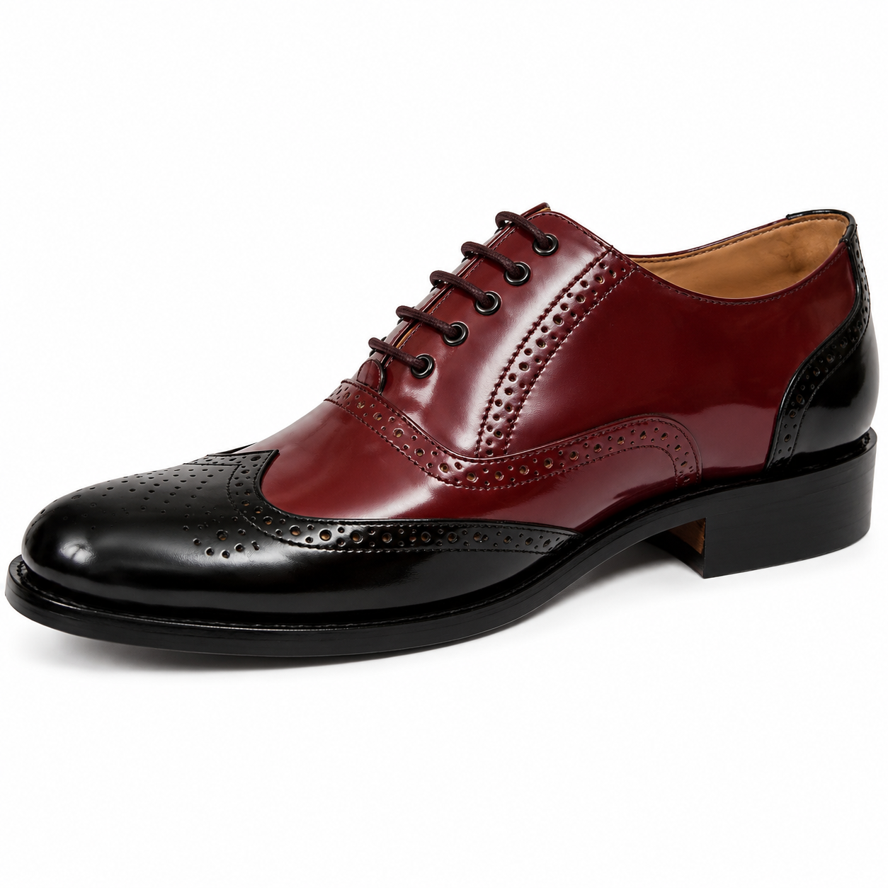 Goodyear Brogue - Black & Wine