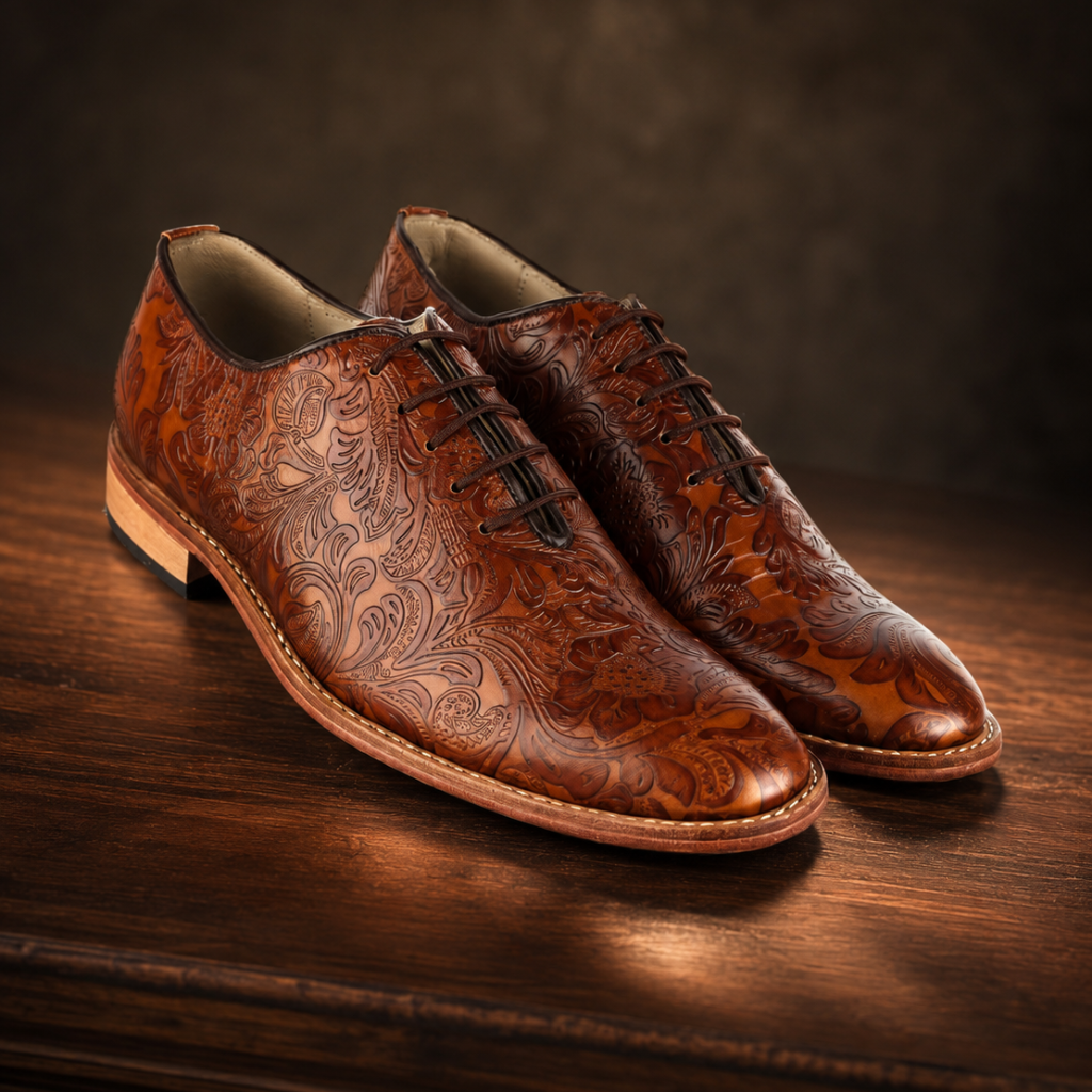 Goodyear Derby - Tan Flora