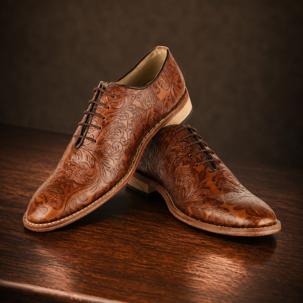 Goodyear Derby - Tan Flora