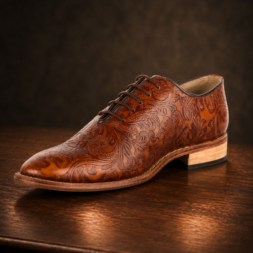 Goodyear Derby - Tan Flora