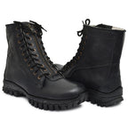 Pilots Boots : Black leather flying boots for Pilots with Memory foam footpad. Article : 610R