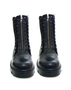 Pilots Boots : Black leather flying boots for Pilots with Memory foam footpad. Article : 610