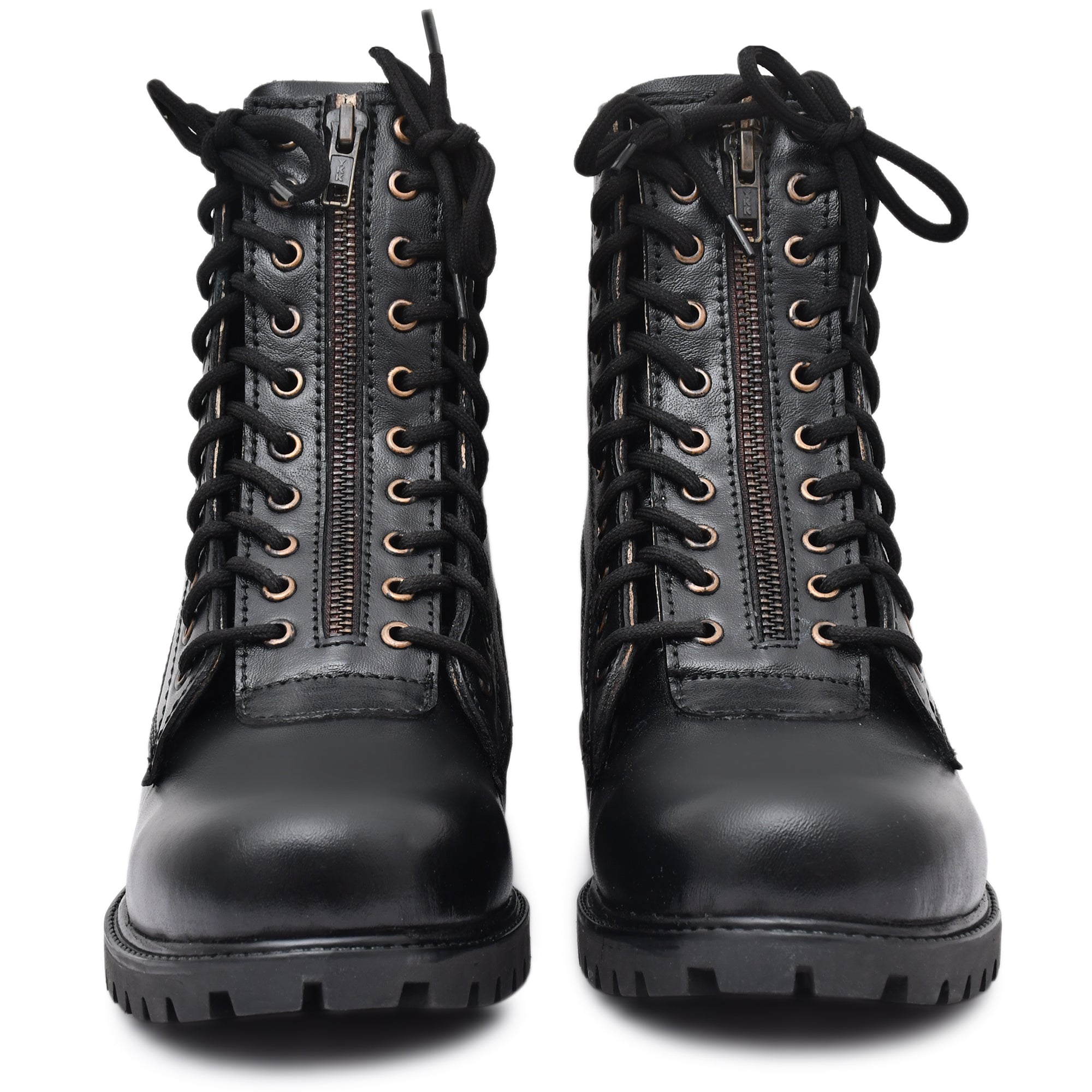 Pilots Boots : Black leather Flying boots for Pilots with Memory foam footpad. Article : 610BE