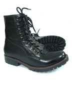 Pilots Boots : Black leather boots for Pilots with Memory foam footpad. Article : A610